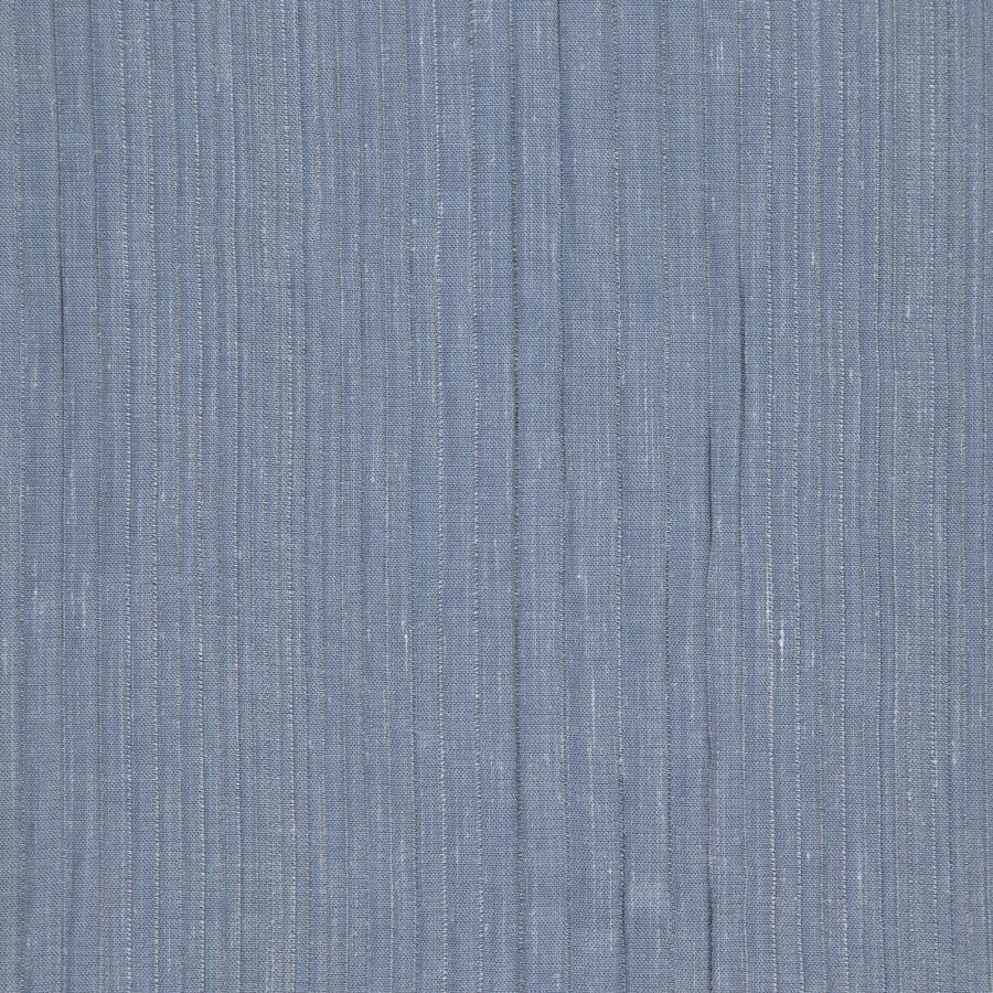 Sargent # 612 Denim by Maxwell Designer Fabric Wide Width Drapery 94% POLYESTER/6% LINEN TURKEY H-10.4" 121" - Swanky Fabrics -