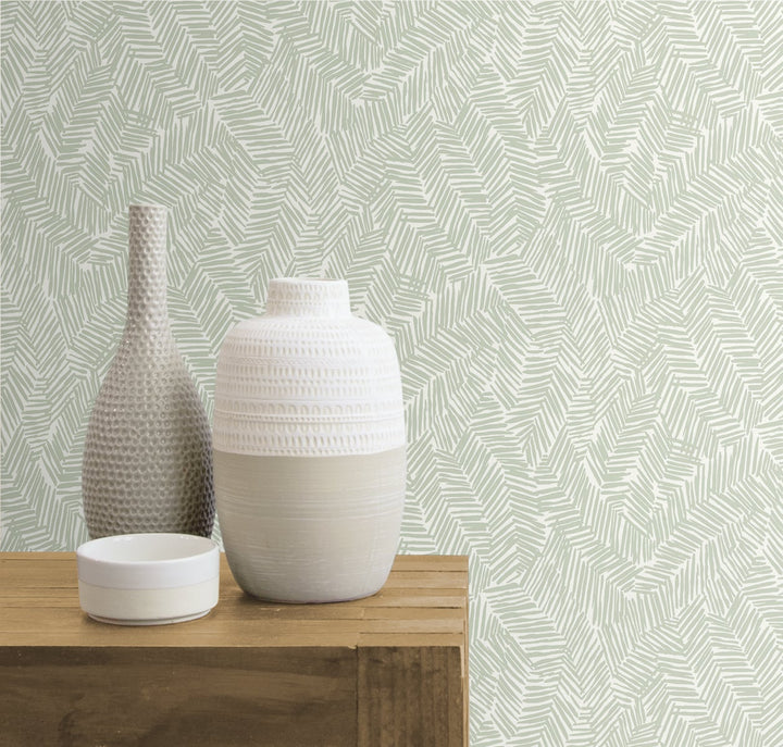 Lush Celadon SL80404 by Seabrook Designs Designer Wallpaper