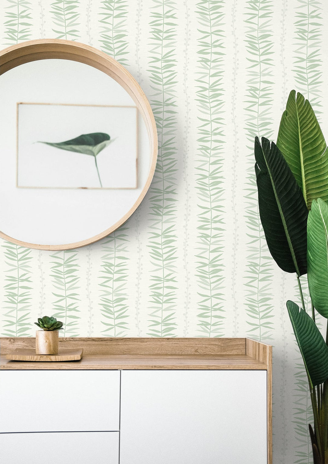 Summer Garland Forest SL80504 by Seabrook Designs Designer Wallpaper