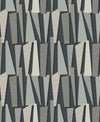Geometric Shadows Onyx SL80810 by Seabrook Designs Designer Wallpaper