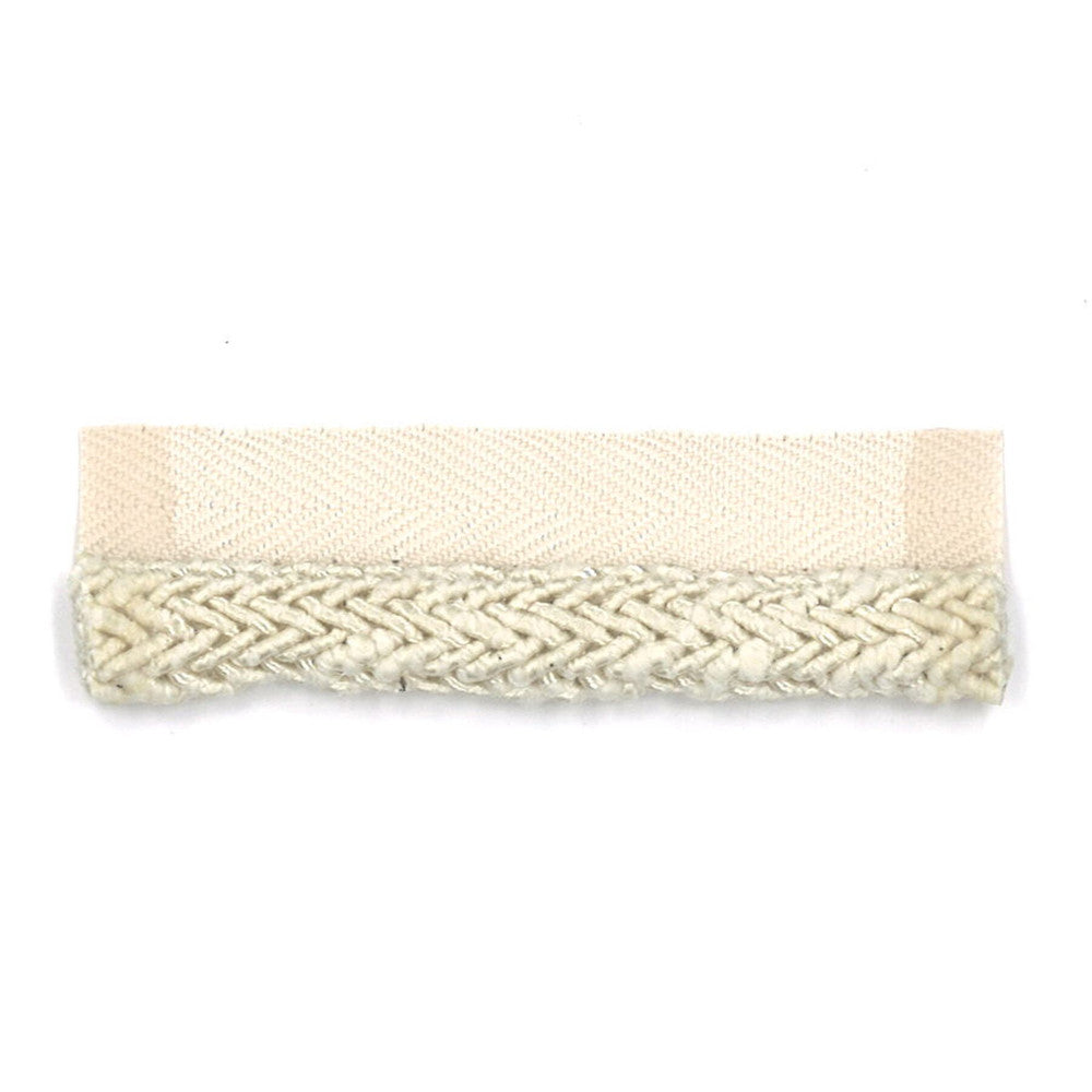 Slavingham 2 Bone by Stout Designer Trim TREND ALERT TRIM 79%COT 10%SVI 10%POL 1%NYL CHINA FLAME RETARDANT-N.F.P.A. 260A CLASS 1 CATB 117-2013 MARTINDALE WEAR TEST (50 000 CIRCULAR RUBS) Horizontal: 0.000 and Vertical: 0.000 0.38 in - Swanky Fabrics -