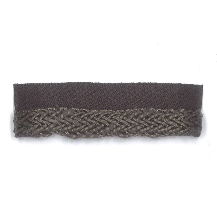 Slavingham 4 Charcoal by Stout Designer Trim TREND ALERT TRIM 79%COT 10%SVI 10%POL 1%NYL CHINA FLAME RETARDANT-N.F.P.A. 260A CLASS 1 CATB 117-2013 MARTINDALE WEAR TEST (50 000 CIRCULAR RUBS) Horizontal: 0.000 and Vertical: 0.000 0.38 in - Swanky Fabrics -