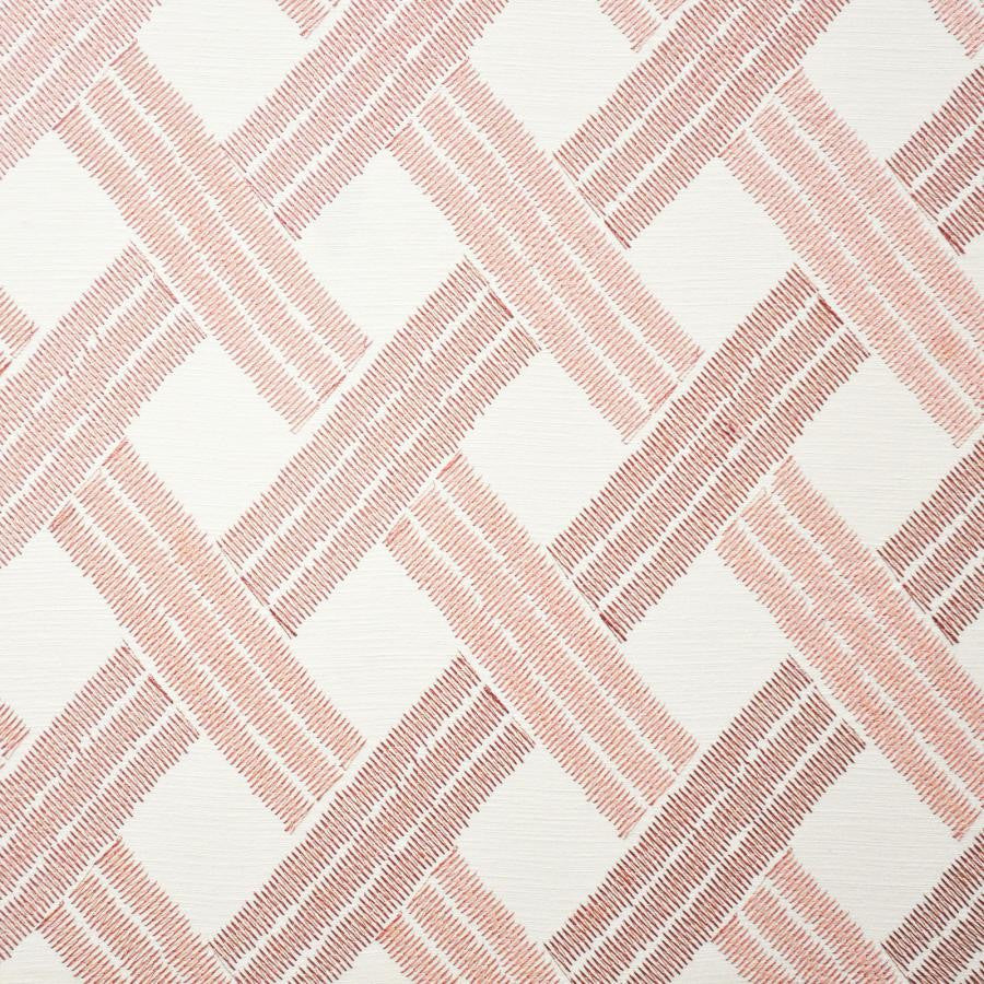 Sovereign # 339 Carnation by Maxwell Designer Fabric Color Theory-Vol.V Sorbet 77% COTTON/23% RAYON INDIA V-7.5"H-6.5" 54"EMB.52" - Swanky Fabrics -