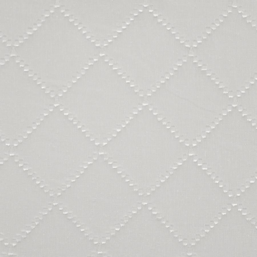 Selwyn # 424 Chantilly by Maxwell Designer Fabric Sheer Threads 100% POLYESTER TURKEY V-4" H-4.5" 118" - Swanky Fabrics -