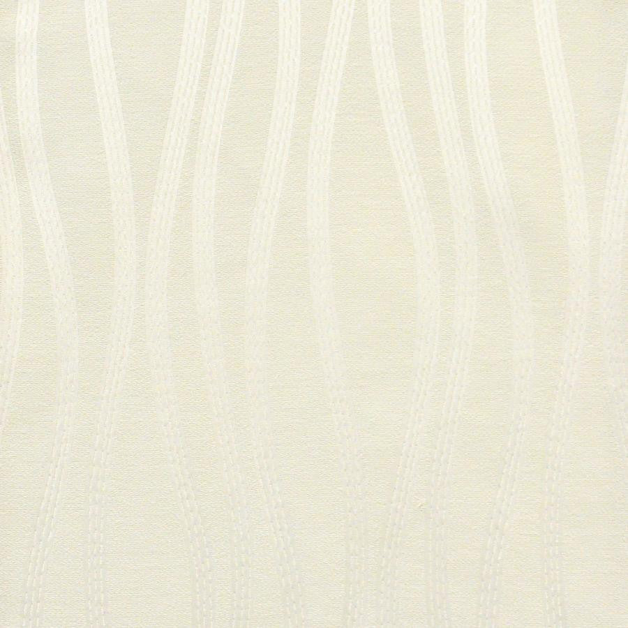 Strings # 235 Strand by Maxwell Designer Fabric Color Theory-Vol.Vi Alabaster 100% POLYESTER INDIA V-13"H-9" 54.7" - Swanky Fabrics -