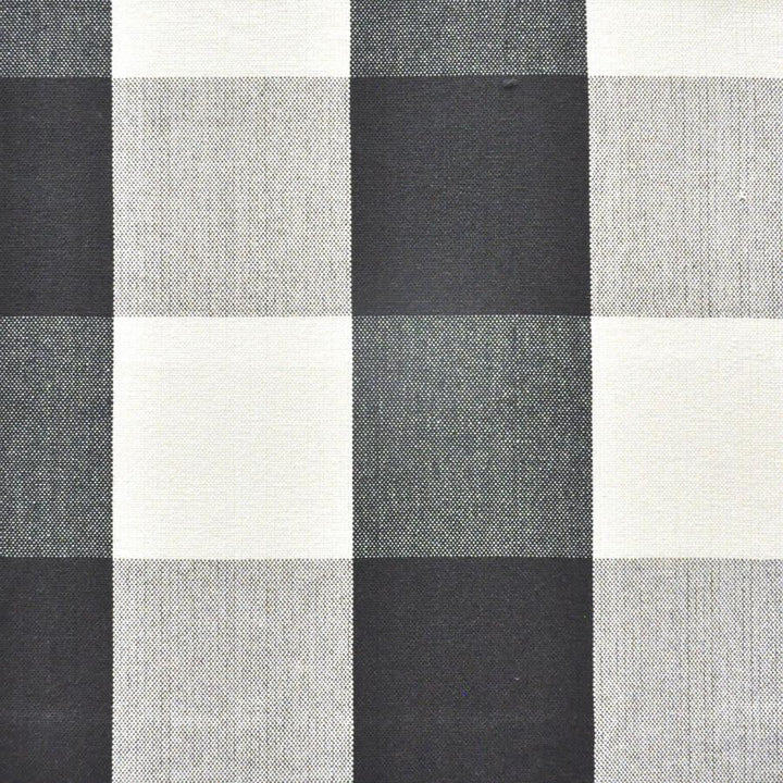 Square Up # 626 Charcoal by Maxwell Designer Fabric Stripes & Checks Ii 100% COTTON INDIA V-9"H-9" 55" - Swanky Fabrics -