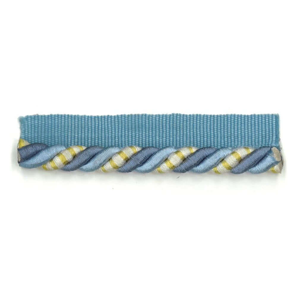Snaps 13 Cornflower by Stout Designer Trim Art Of Design Trim-2 Cords 60% Cotton 40% Spun Viscose CHINA Horizontal: 0 and Vertical: 0 0.38 in - Swanky Fabrics -
