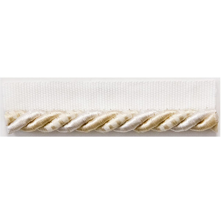 Snaps 31 Ivory by Stout Designer Trim ART OF DESIGN TRIM-2 CORDS 60%COT 40%SVI CHINA Horizontal: 0 and Vertical: 0 0.38 in - Swanky Fabrics -