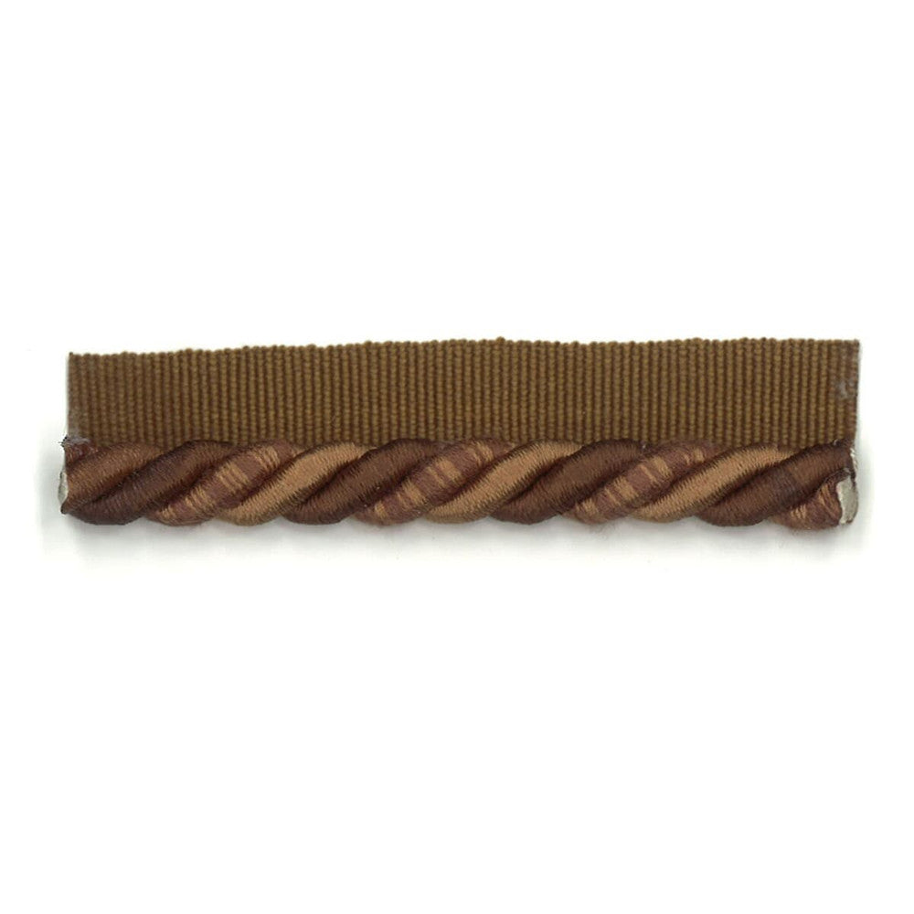 Snaps 3 Cocoa by Stout Designer Trim Art Of Design Trim-2 Cords 60% Cotton 40% Spun Viscose CHINA Horizontal: 0 and Vertical: 0 0.38 in - Swanky Fabrics -