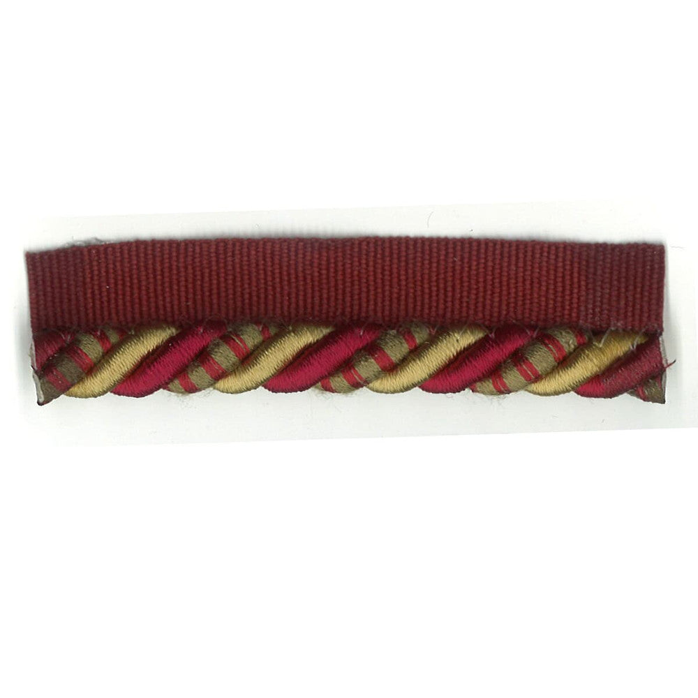 Snaps 40 Cardinal by Stout Designer Trim ART OF DESIGN TRIM-2 CORDS 60%COT 40%SVI CHINA Horizontal: 0.000 and Vertical: 0.000 0.38 in - Swanky Fabrics -