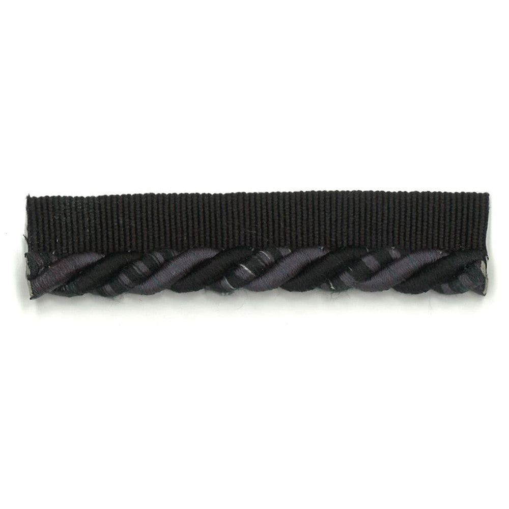 Snaps 9 Ebony by Stout Designer Trim ART OF DESIGN TRIM-2 CORDS 60%COT 40%SVI CHINA </p><p>Repeat: 0 0.38 in - Swanky Fabrics -