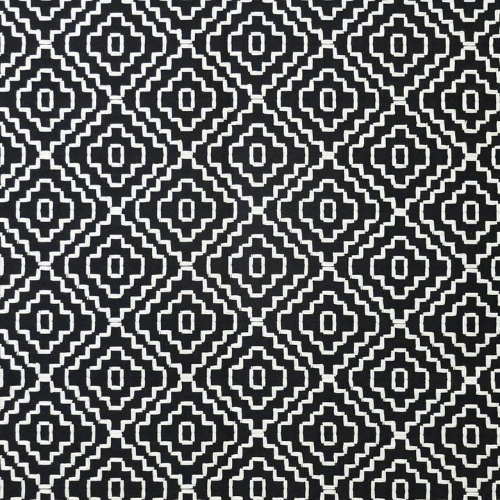 Step Cut # 631 Jet by Maxwell Designer Fabric Color Theory-Vol.Vii Sandalwood 100% POLYESTER INDIA V-9.5" H- 5.6" 54" - Swanky Fabrics -