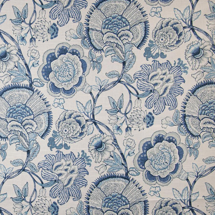 Springhope # 529 Delft by Maxwell Designer Fabric Print Gallery Ii 100% COTTON PAKISTAN V-25.3" H-13.5" 54" - Swanky Fabrics -