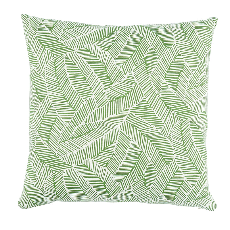 Abstract Leaf Pillow Leaf SO17622106 by Schumacher Designer Pillow