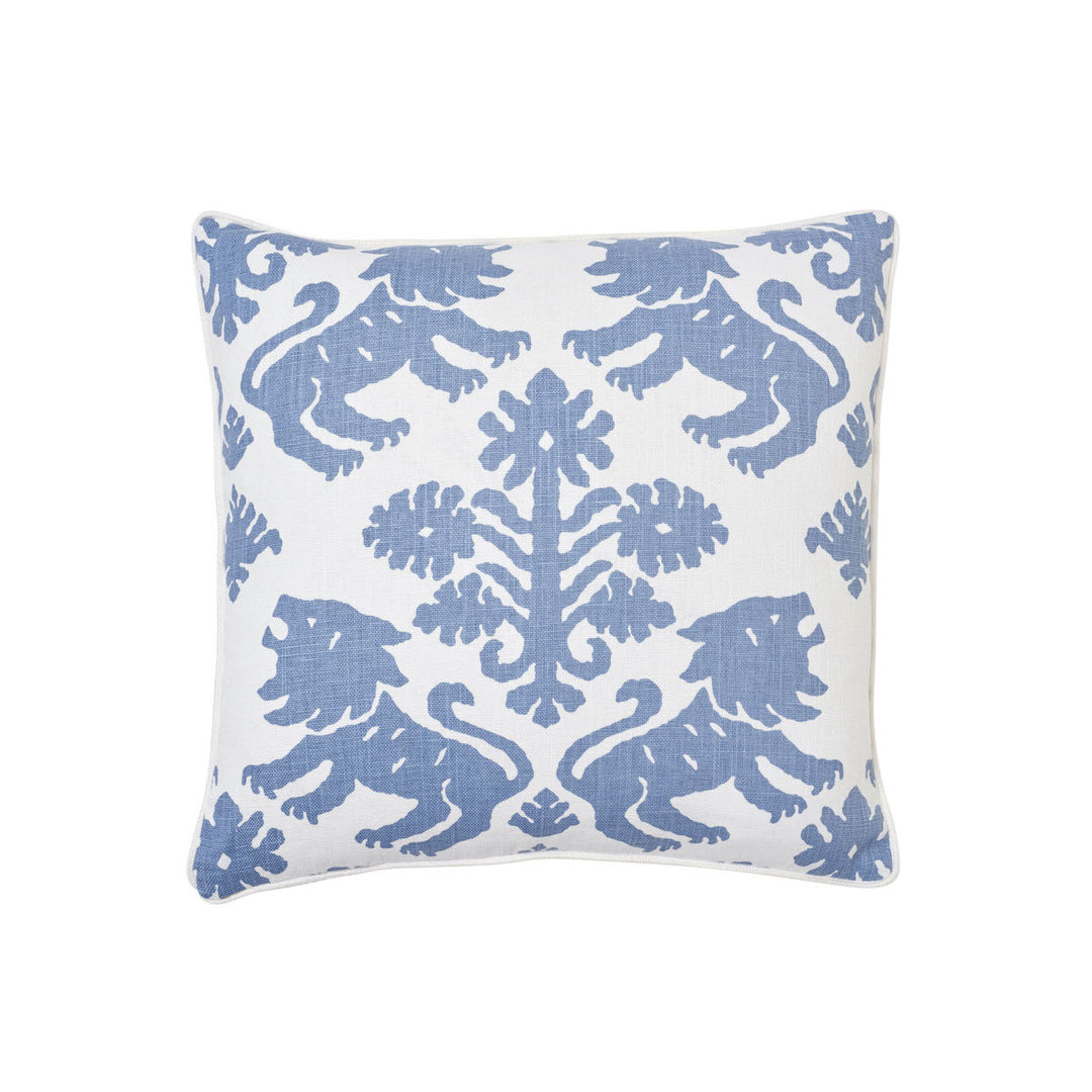 Regalia Pillow Blue & White SO17730004 by Schumacher Designer Pillow