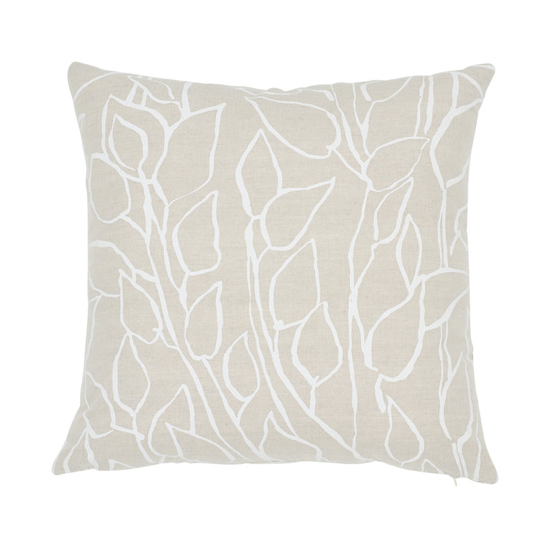 Solandra Vine Pillow Natural SO17870305 by Schumacher Designer Pillow