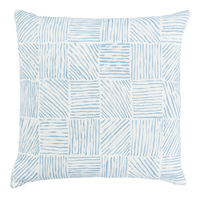 Katama Pillow Sky SO17990105 by Schumacher Designer Pillow