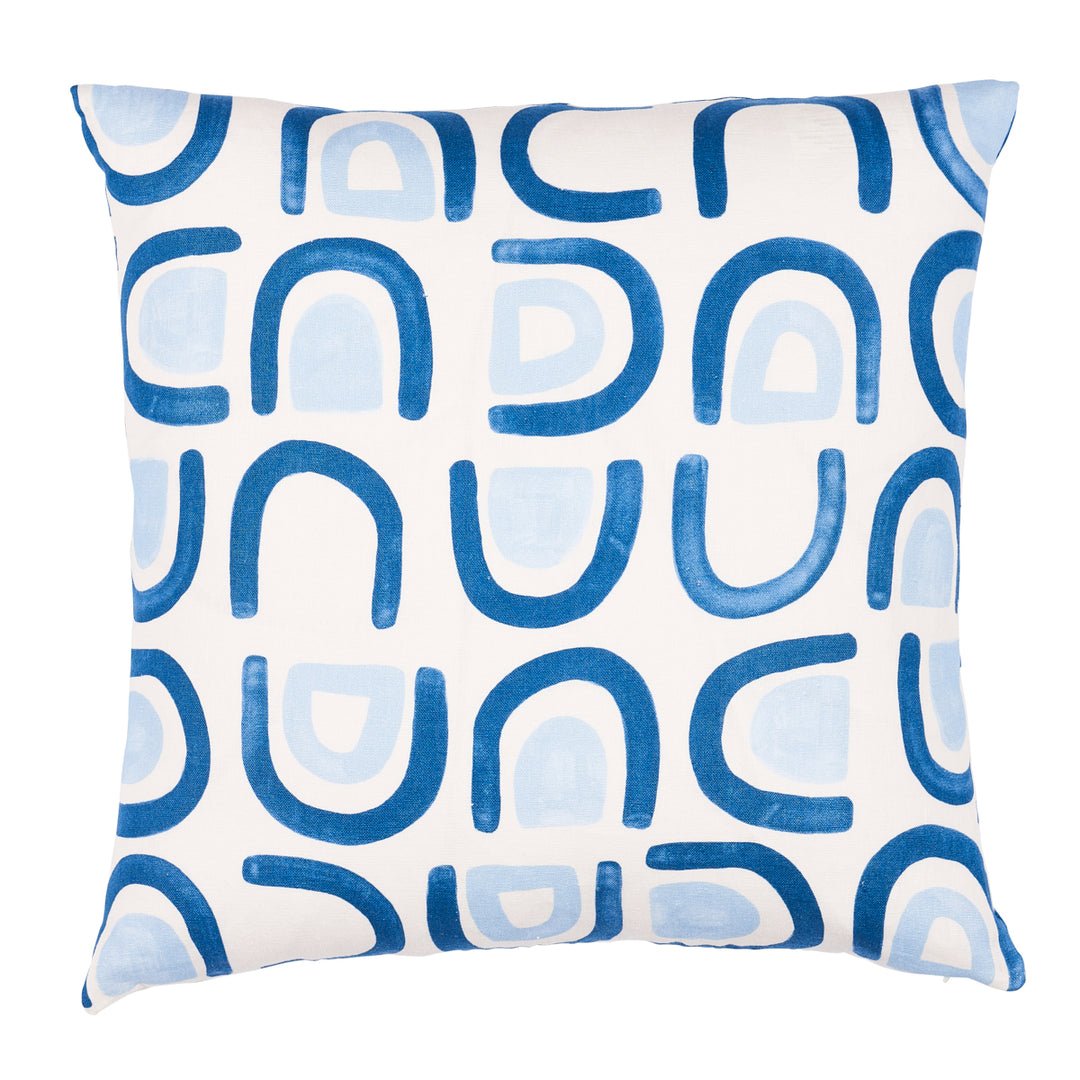 Threshold Pillow Lapis SO18042205 by Schumacher Designer Pillow