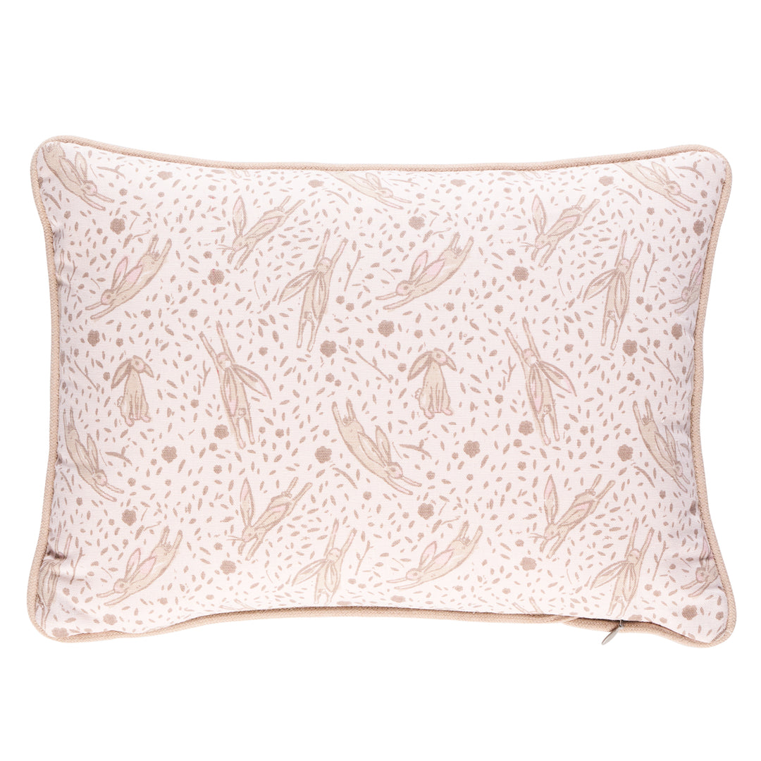 Rabbit Pillow Blush SO18044112 by Schumacher Designer Pillow