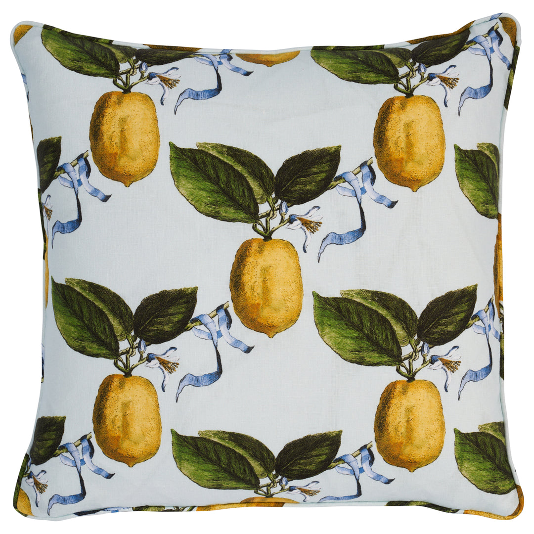 Le Citron Pillow Sky SO18063105 by Schumacher Designer Pillow
