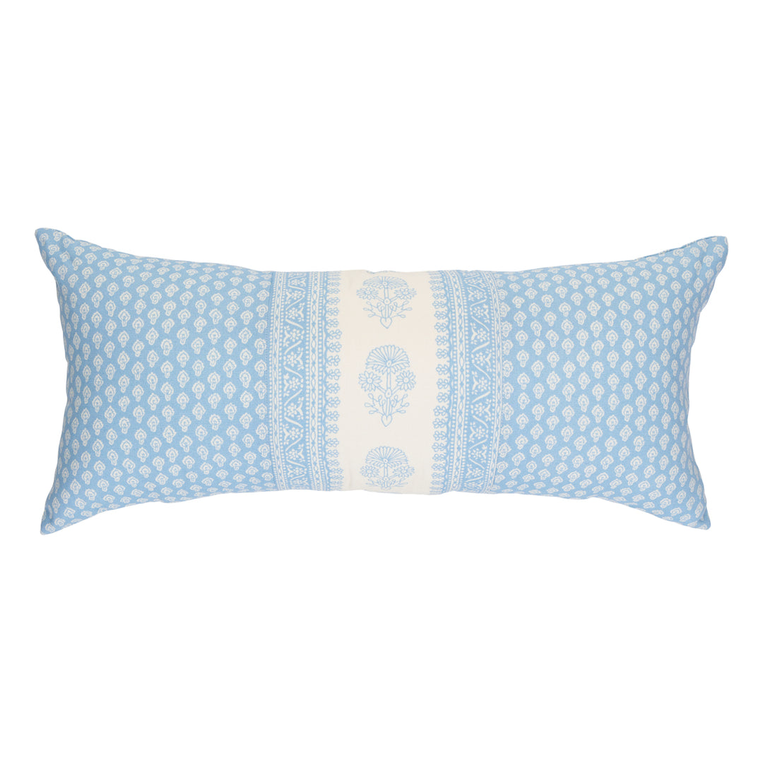 Hyacinth I/O Pillow China Blue SO18073030 by Schumacher Designer Pillow