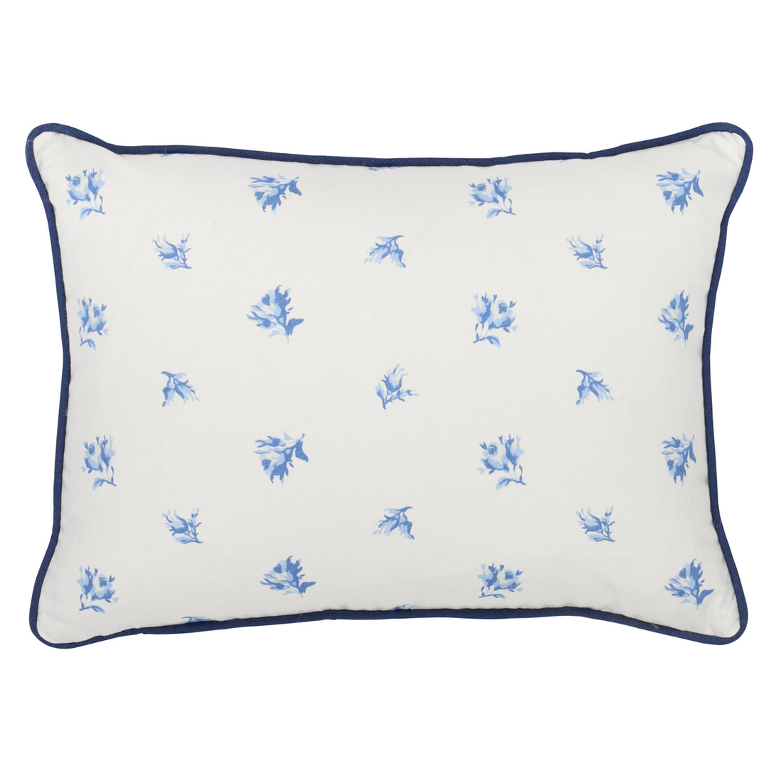 Margie Floral Pillow Porcelain SO18084012 by Schumacher Designer Pillow