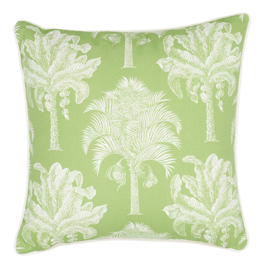 Grand Palms I/O Pillow Green SO18096006 by Schumacher Designer Pillow