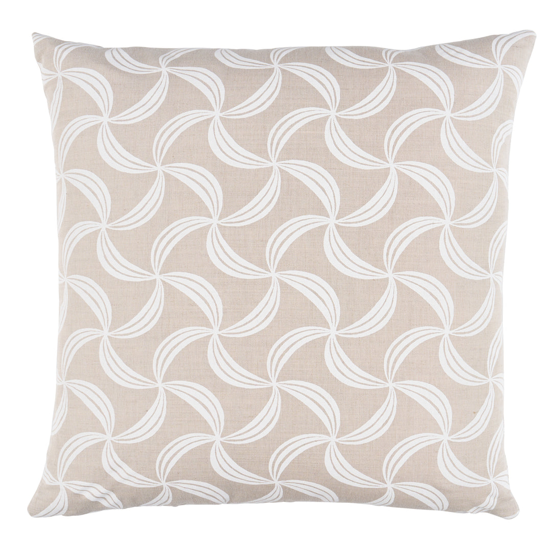Ambrosia Pillow Natural SO18192006 by Schumacher Designer Pillow