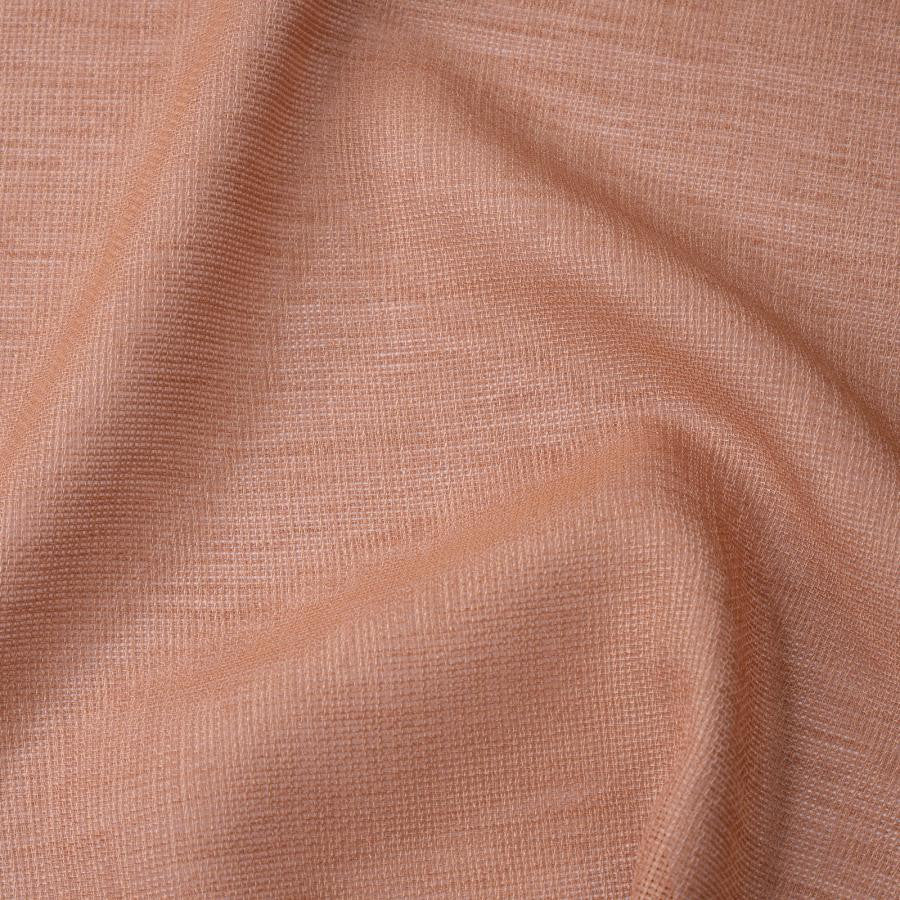 Sylvia # 218 Coral by Maxwell Designer Fabric Sheer Glam 55% RECYCLED POLYESTER
45% POLYESTER INDIA 120" - Swanky Fabrics -