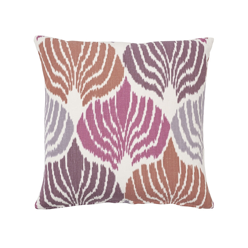 Kimono Ikat Pillow Berry SO7259004 by Schumacher Designer Pillow