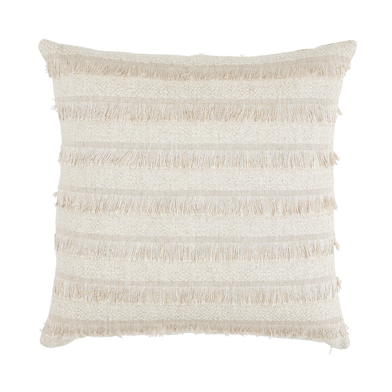 Acadia Pillow Greige SO7265006 by Schumacher Designer Pillow