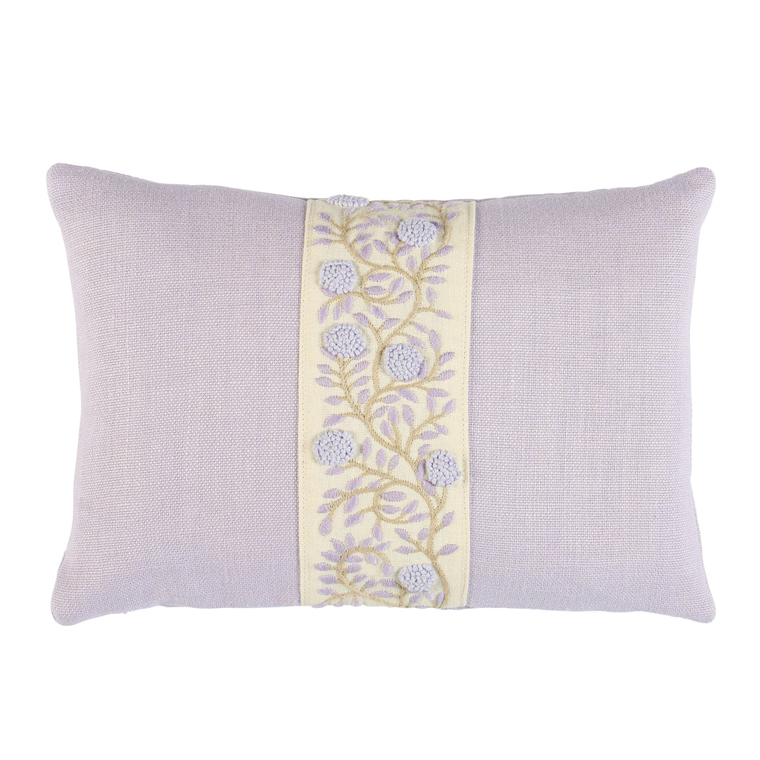 Ashoka Pillow Lilac & Cream SO7629711 by Schumacher Designer Pillow