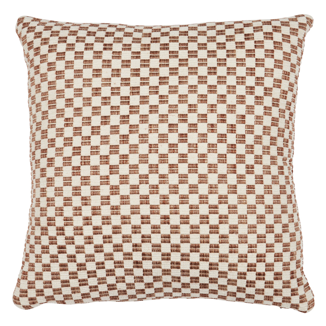 Elkhart Pillow Brown SO7674203 by Schumacher Designer Pillow