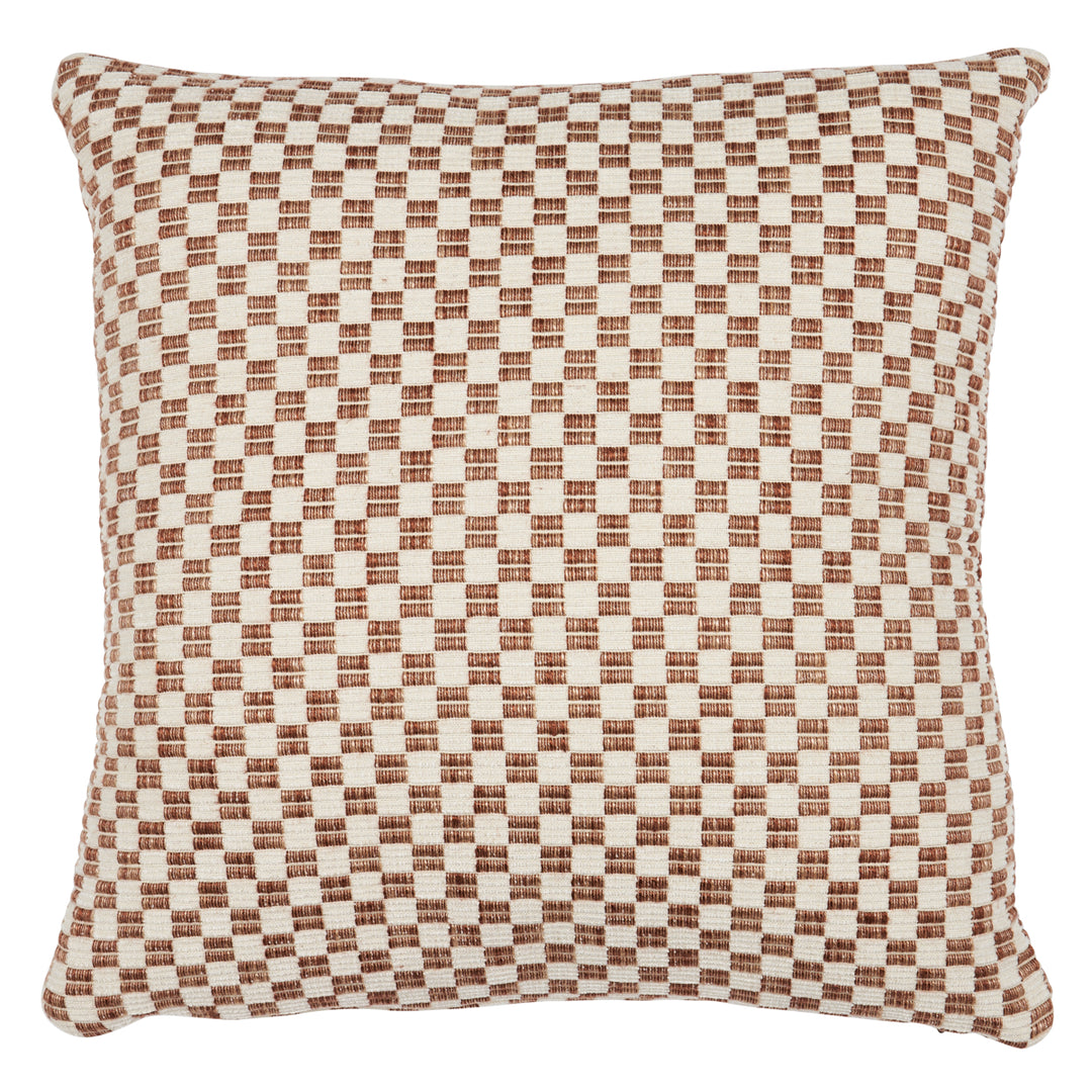 Elkhart Pillow Brown SO7674204 by Schumacher Designer Pillow
