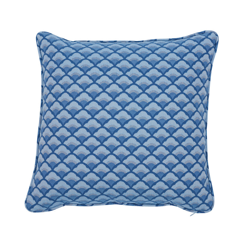 Wilhelm Pillow Blue SO7718003 by Schumacher Designer Pillow