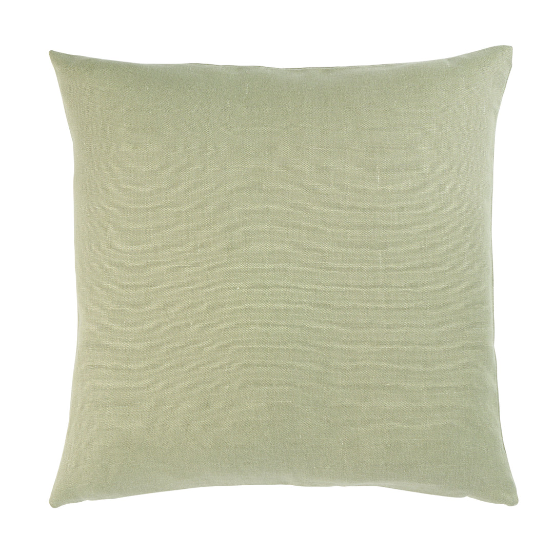 Jumi Stonewashed Linen Pillow Sage SO8490605 by Schumacher Designer Pillow