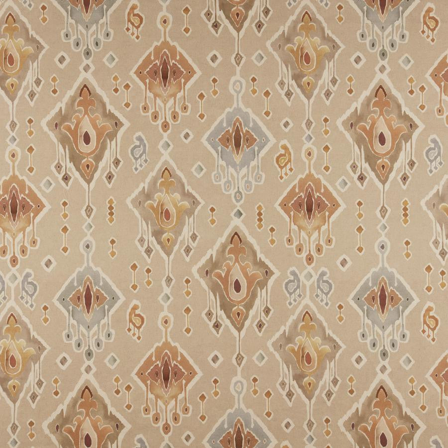 Sumba # 516 Terracotta by Maxwell Designer Fabric Print Gallery Iii 85% COTTON
15% LINEN SPAIN V-27.4" H-27" 55" - Swanky Fabrics -