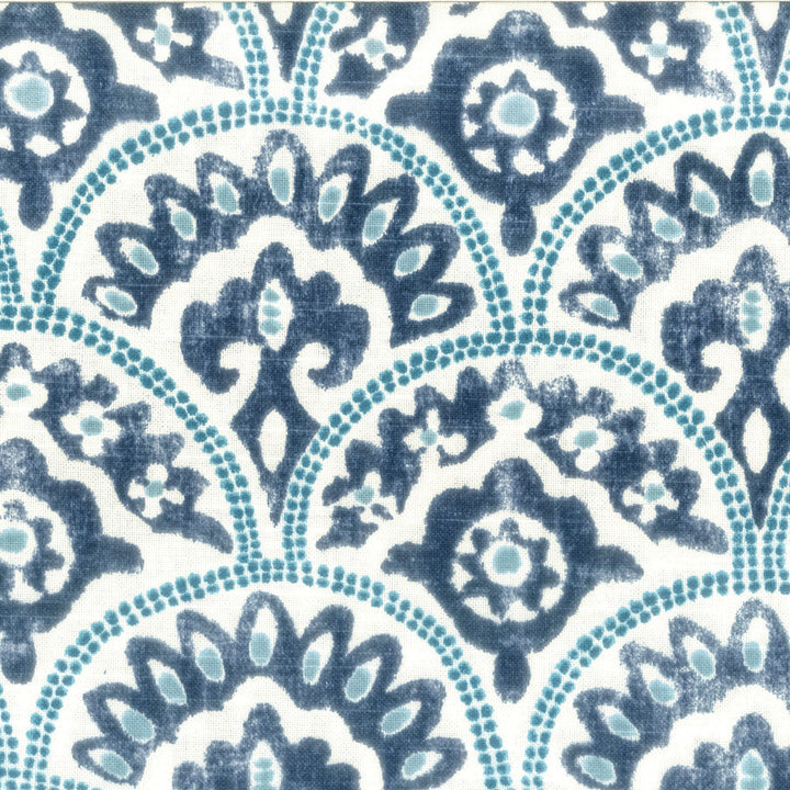 Sonoma 2 Blueberry by Stout Designer Fabric RAINBOW LIBRARY INK/SAPPHIRE 100%COT PAKISTAN Horizontal: 13.500 and Vertical: 12.625 54 in - Swanky Fabrics -