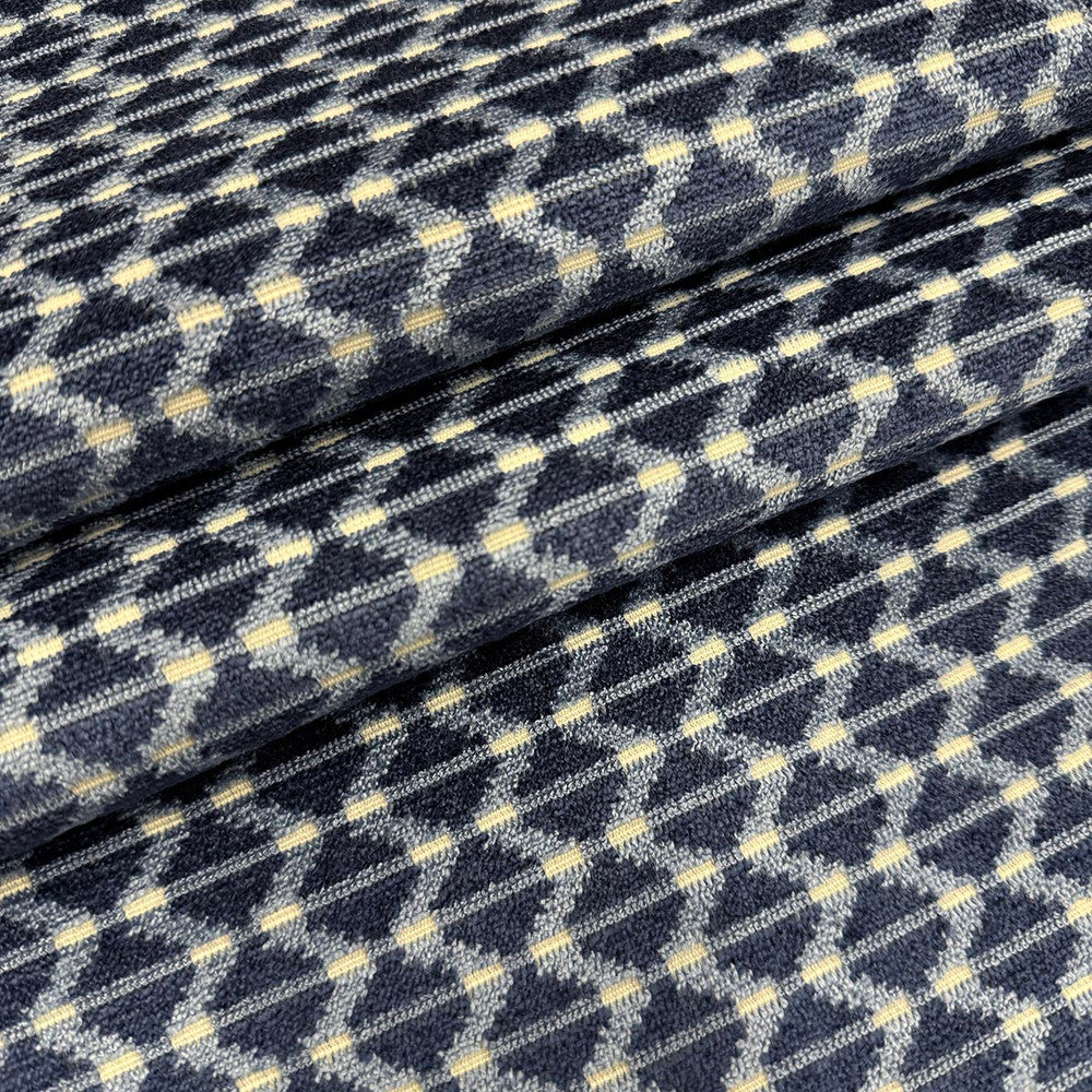 Sorbus Bluesy by Magnolia Designer Fabric - 51 Viscose, 32 Polyester, 17 Cotton India 60000 Horizontal: 0.75 and Vertical: 1.5 54 - Swanky Fabrics -