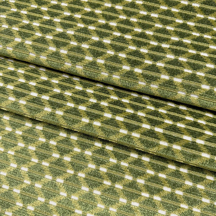 Sorbus Lime by Magnolia Designer Fabric - 51 Viscose, 32 Polyester, 17 Cotton India 60000 Horizontal: 0.75 and Vertical: 1.5 54 - Swanky Fabrics -