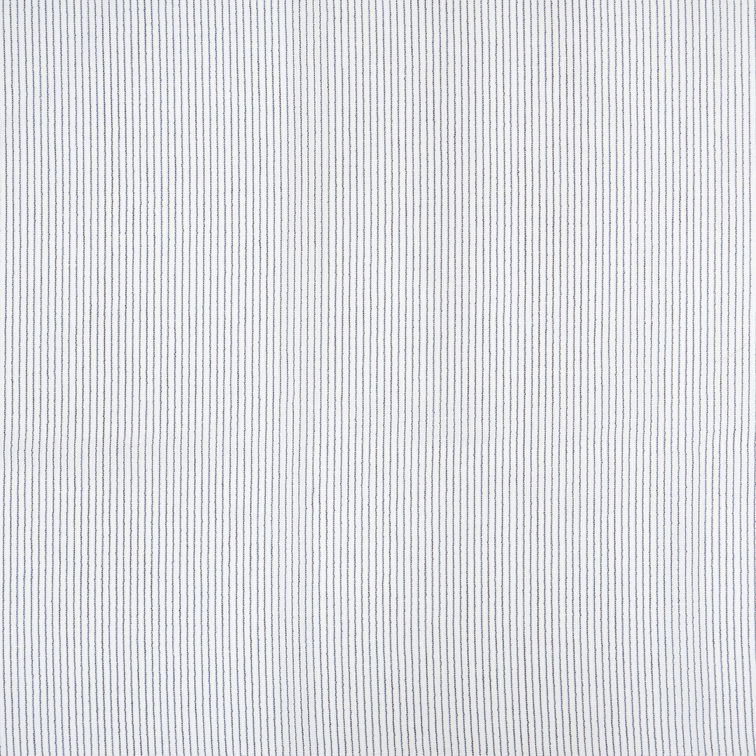 Stiles # 358 Denim by Maxwell Designer Fabric Sheer Escape 100% POLYESTER TURKEY V-0.4" 118" - Swanky Fabrics -