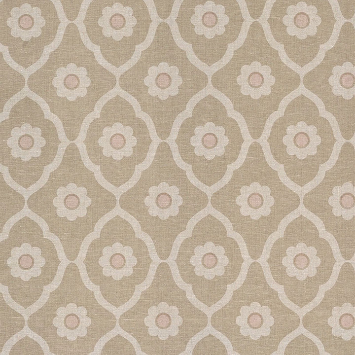 Soundess Brown SOUN002 by Schumacher Designer Fabric VEERE GRENNEY I LINEN 100% UNITED KINGDOM MARTINDALE 18,000 </p><p>Repeat: Horizontal: 5 3/4" (15CM) and Vertical: 7 3/4" (20CM) 52.5 - Swanky Fabrics -