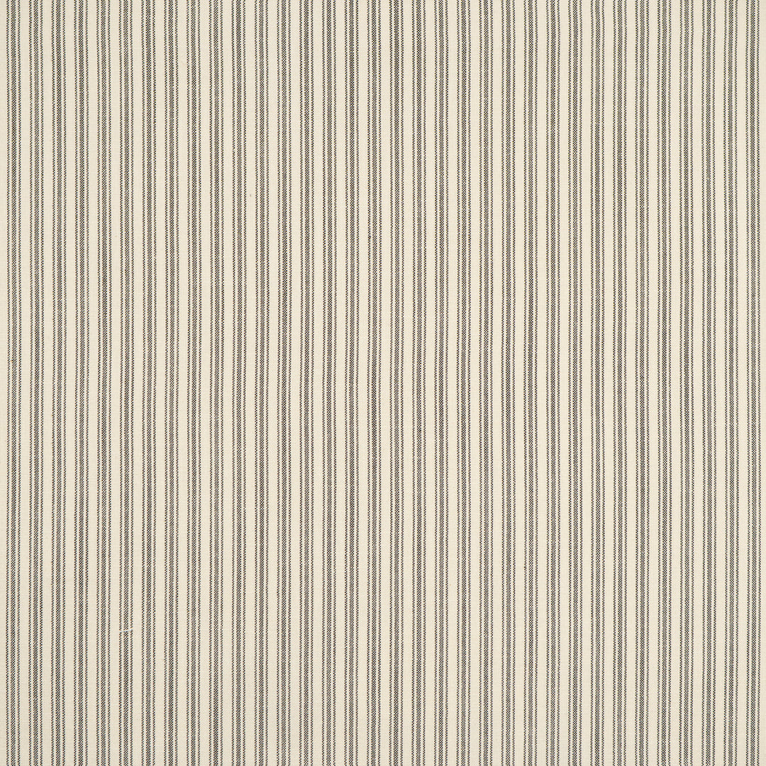 Spooner # 733 Charcoal by Maxwell Designer Fabric Stripes & Checks Iv 82% COTTON 18% POLYESTER INDIA H-0.5" 54.5" - Swanky Fabrics -