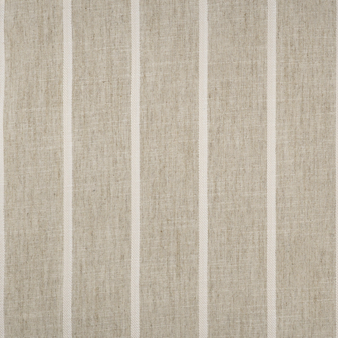 Stateline # 704 Flax by Maxwell Designer Fabric Stripes & Checks Iv 75% POLYESTER 17% LINEN 8% RAYON INDIA H-3.4" 54" - Swanky Fabrics -