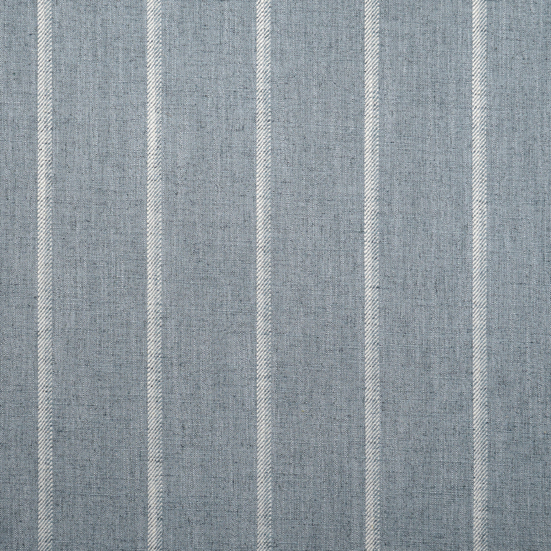 Stateline # 714 Chambray by Maxwell Designer Fabric Stripes & Checks Iv 75% POLYESTER 17% LINEN 8% RAYON INDIA H-3.4" 54" - Swanky Fabrics -