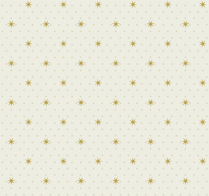 Stella Star Off White Metallic Wallpaper by York Wallcoverings Designer Shimmering Finishes Covers about 60.8 square feet 27-in by 27-ft long roll Unpasted 25.25 - Swanky Fabrics -