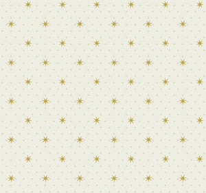 Stella Star Off White Metallic Wallpaper by York Wallcoverings Designer