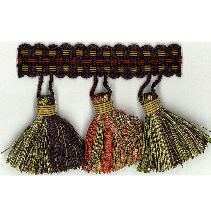 Sponsor 17 Eggplant by Stout Designer Trim ART OF DESIGN TRIM-2 TASSEL FRINGE 100%SVI CHINA WYZENBEEK 50 000 DOUBLE RUB WEAR TEST (HEAVY DUTY) Horizontal: 0.000 and Vertical: 0.000 3 in - Swanky Fabrics -
