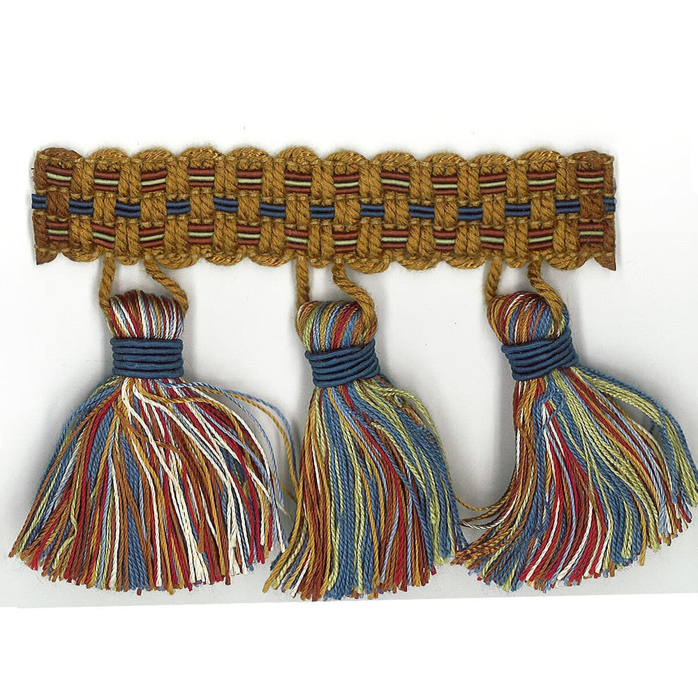 Sponsor 18 Fiesta by Stout Designer Trim Art Of Design Trim-2 Tassel Fringe 100% Spun Viscose CHINA Horizontal: 0 and Vertical: 0 3 in - Swanky Fabrics -