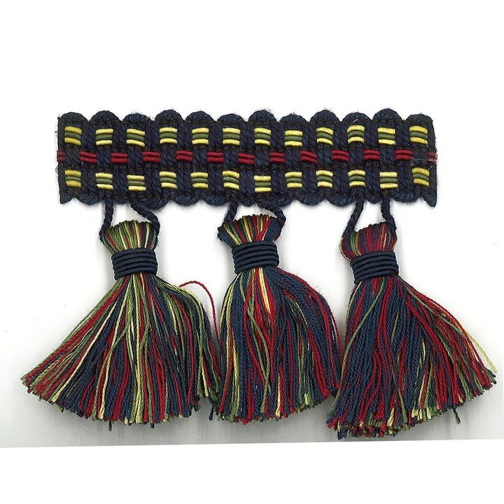 Sponsor 21 Jewel by Stout Designer Trim ART OF DESIGN TRIM-2 TASSEL FRINGE 100%SVI CHINA Horizontal: 0 and Vertical: 0 3 in - Swanky Fabrics -